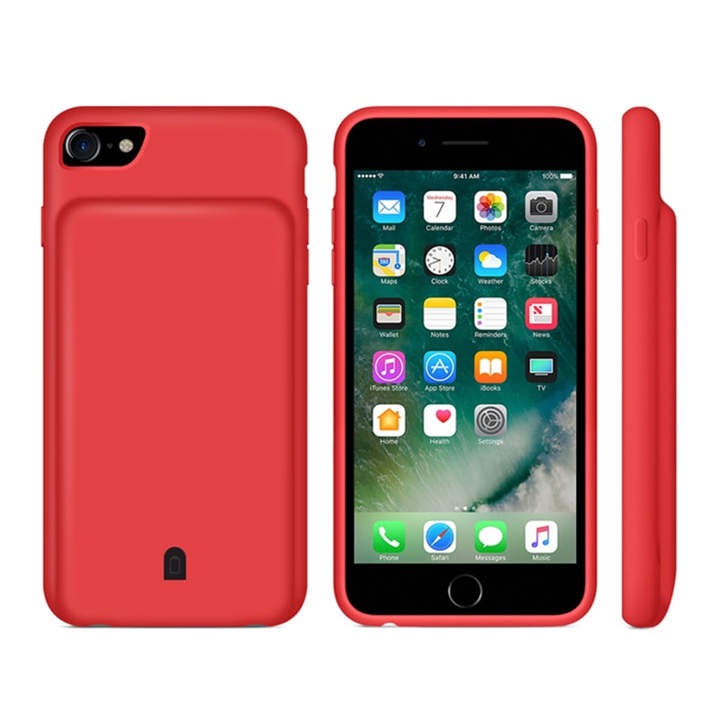 2019 caso do carregador de bateria para o iphone 7 8 plus 6s plus caso do banco de potência de backup portátil para o iphone 8 7 6s bateria