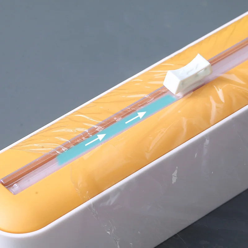 Coupe-film plastique multi-fonctionnel, pour usage domestique, sans déchirure, réfrigérateur, mur, cuisine, alimentaire, SPE
