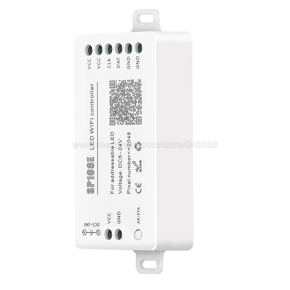 SP108E Magie Farbe Pixel LED Controller WS2812B WS2811 WS2813 LED Streifen Modul Smart App Drahtlose Steuerung iOS Android DC5-24V