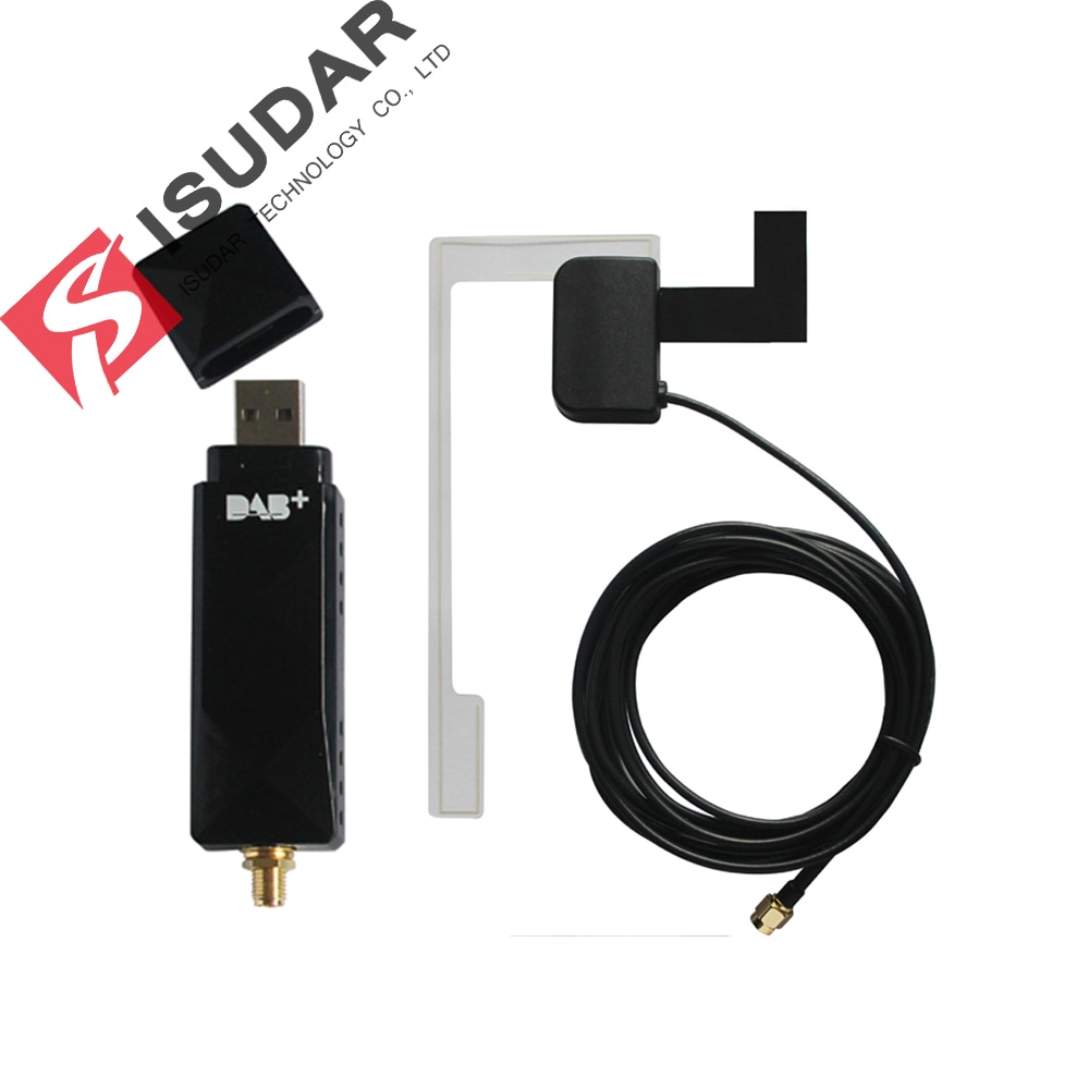 Isudar USB Mini GPS Ontvanger Antenne Voor Europa + Android Auto DVD DAB Voor Isudar Android Auto dvd-speler