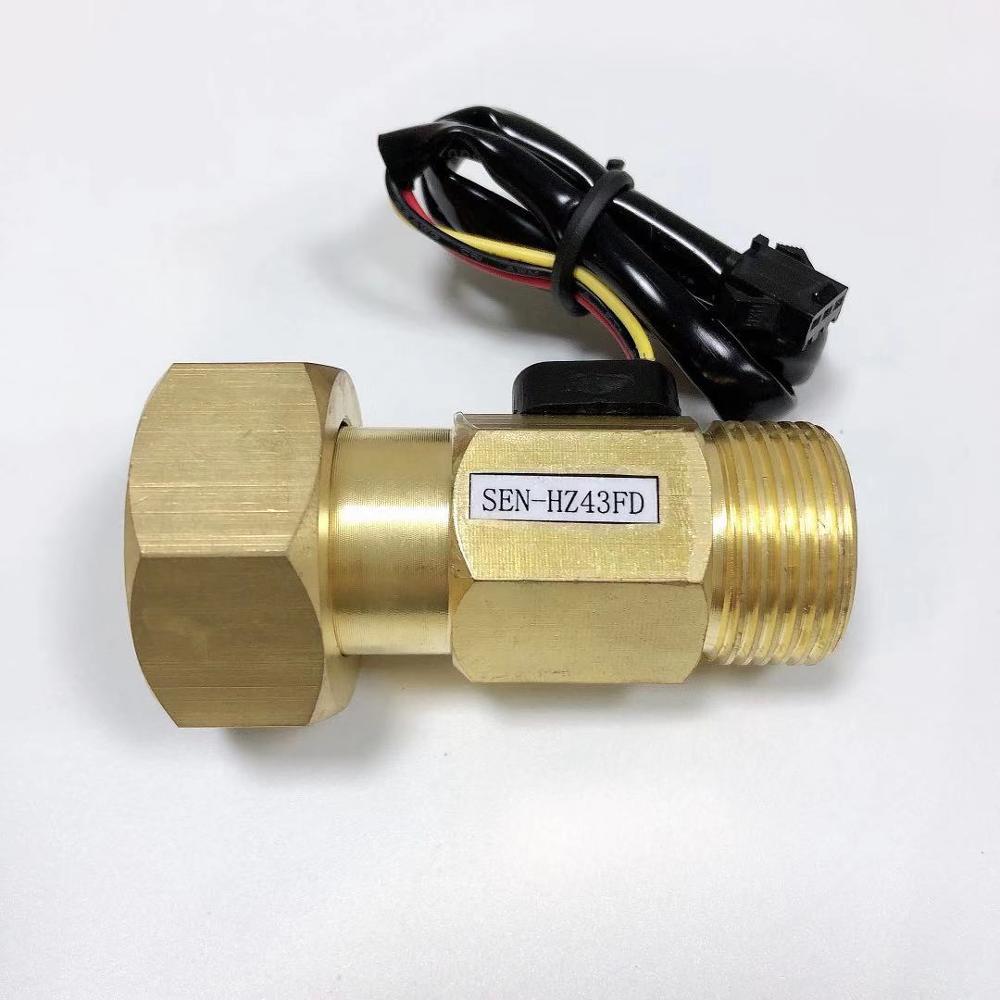 G 3/4" Union Nut DN20 to DN25 Easy Installed Magnetic Water Flowmeter Water Flow Meter Pulse Output Flow Sensor SEN-HZ43FD