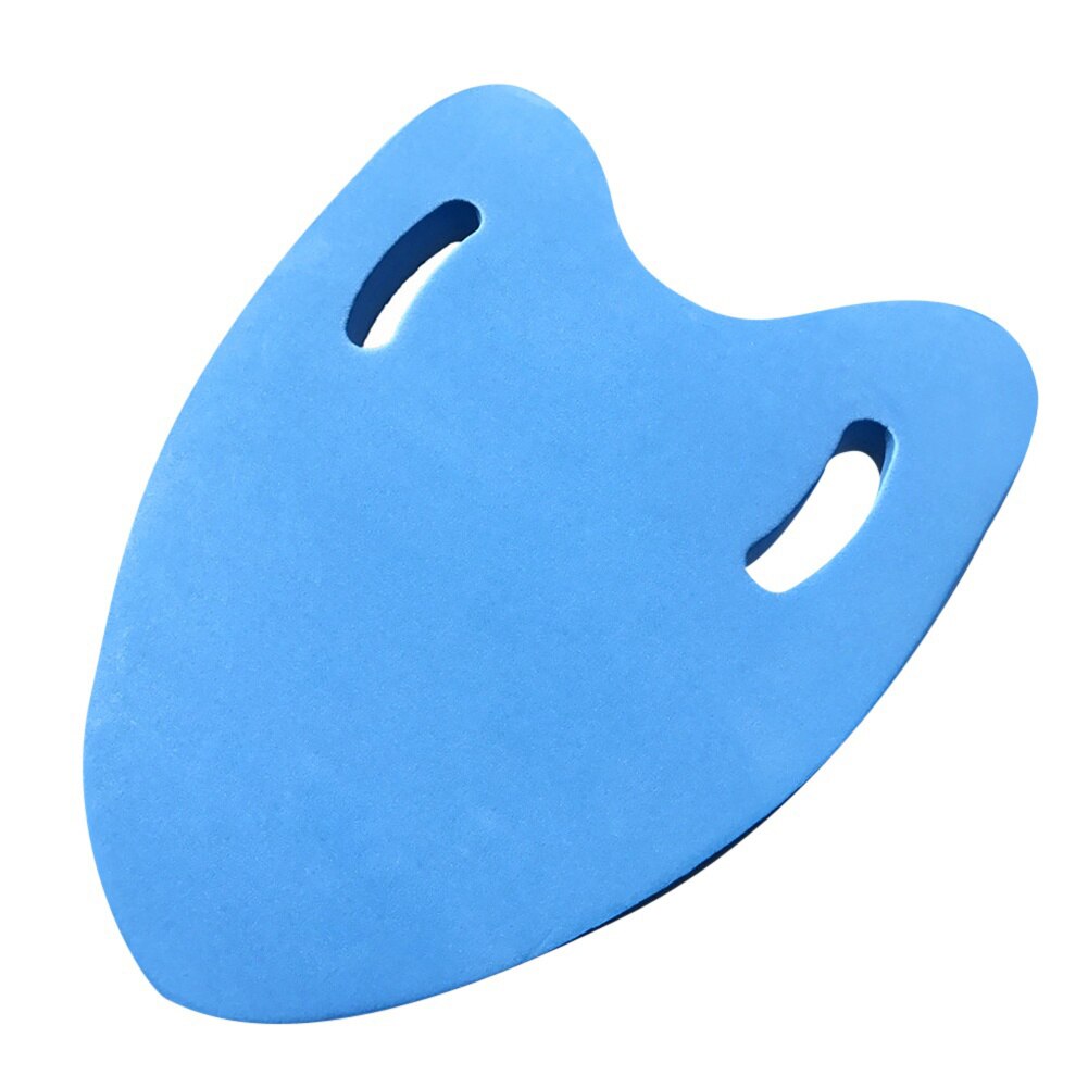 Letvægts en form eva svømmebræt flydende plade tilbage float kickboard pool træningshjælpeværktøjer til voksne og børn: Blå