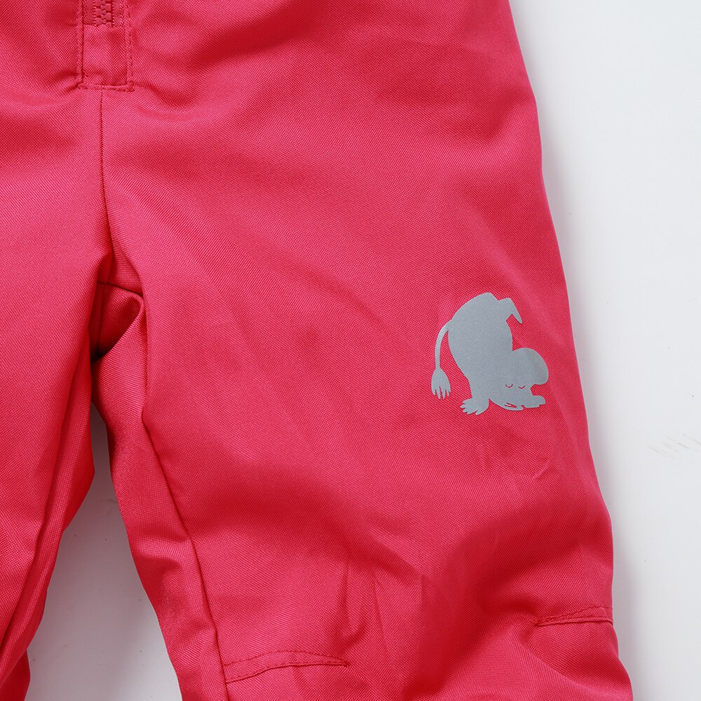 winter girls snow pants moomin windproof overall Cotton Geometric Loose Zipper Fly Red waterproof overall winter pant
