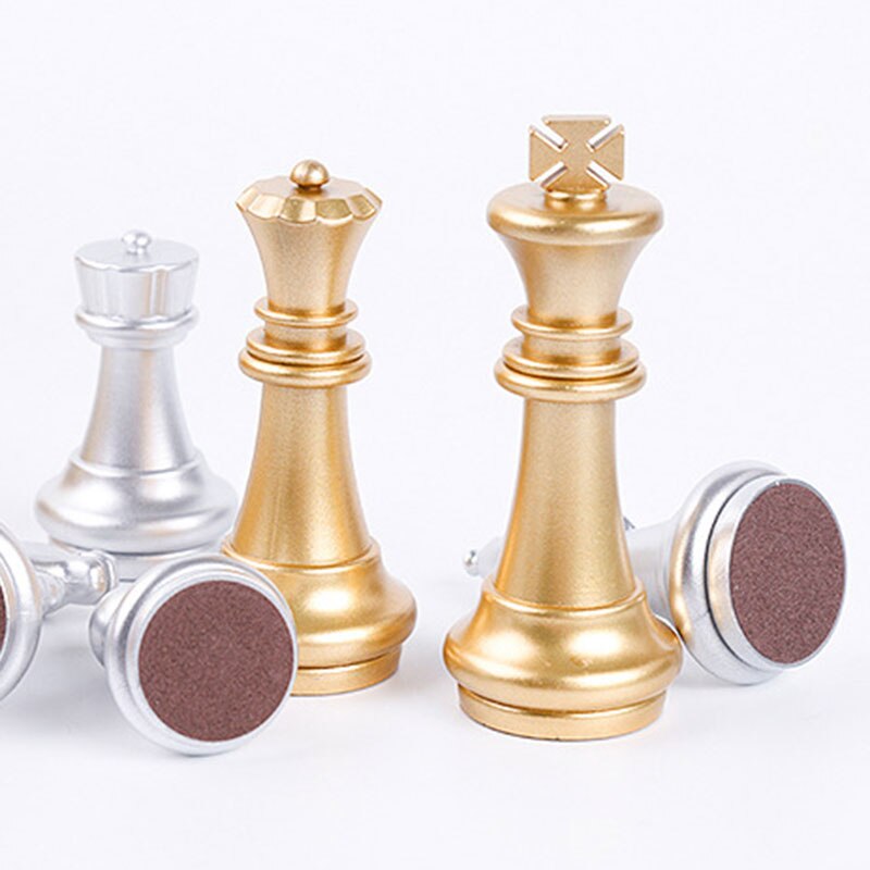 Bærbart magnetisk folde skakbræt skakbræt boks sæt rejse børn familie spil yh -17