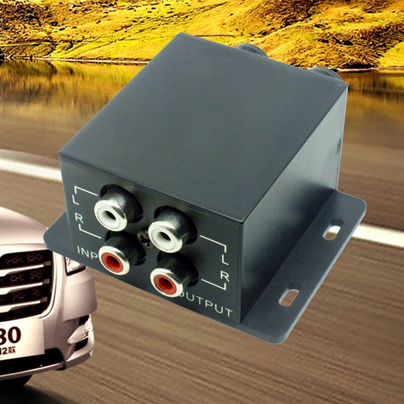 Car Auto Power Amplifier Audio Regulator Bass Subwoofer Equalizer Crossover Controller Adjust Line Level Volume Amplifier