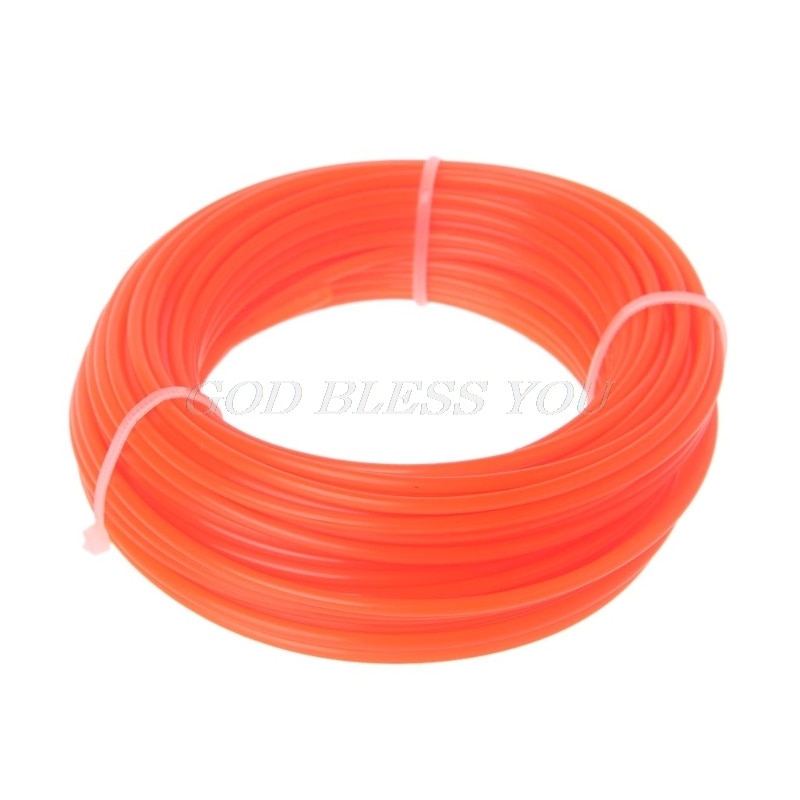 2/2.4/3mm x 15m nylon trimmerilinjaa raivaussahaa trimmerin köysi ruohonleikkurin vaijeri: 2.4mm
