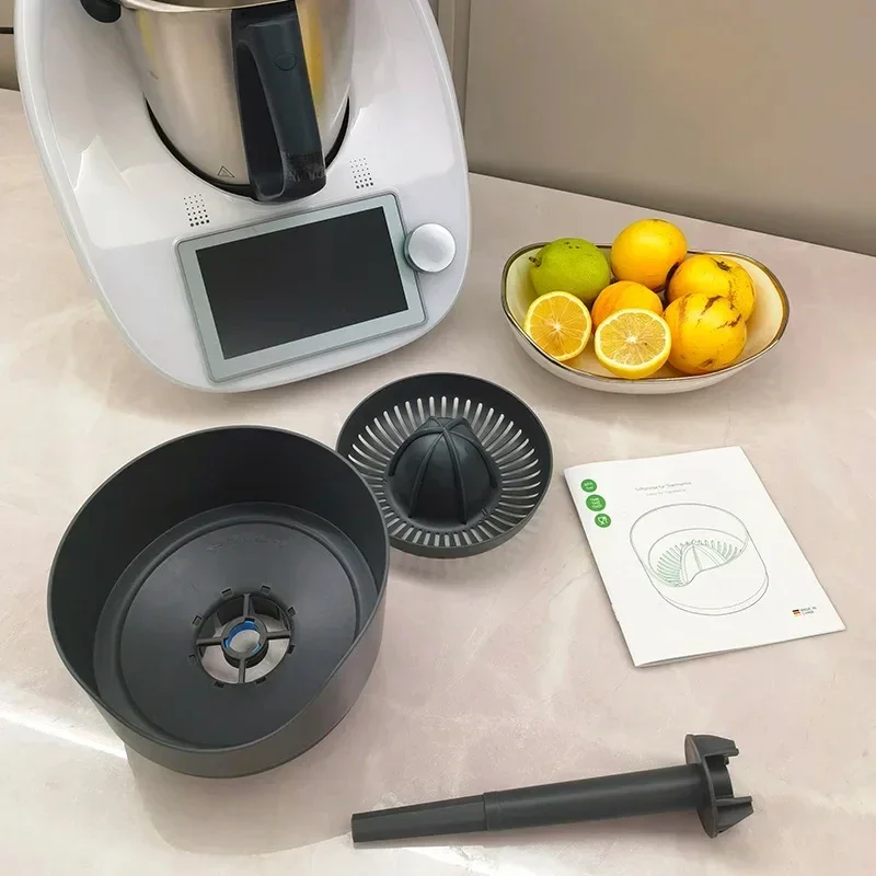 Neuer Zitruspresse für Thermomix TM31 TM6 TM5, universelle Orangensaftextraktion, physische Presse Zügel, Entsaftertrennung
