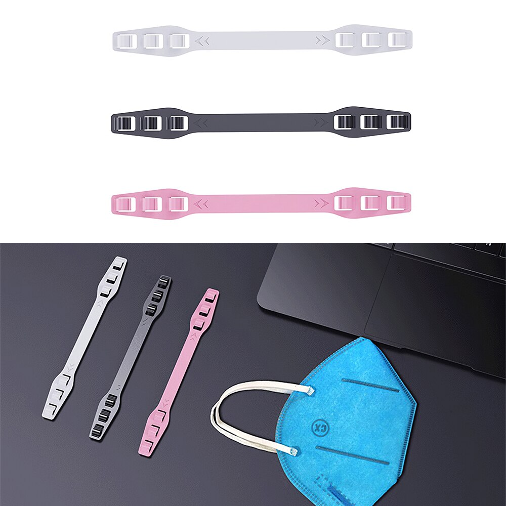 4PCS Mask Holder Adjustable Face Mask Ear Hooks Extension Buckle Anti-Slip Ear Grip Saver Mask Accessories
