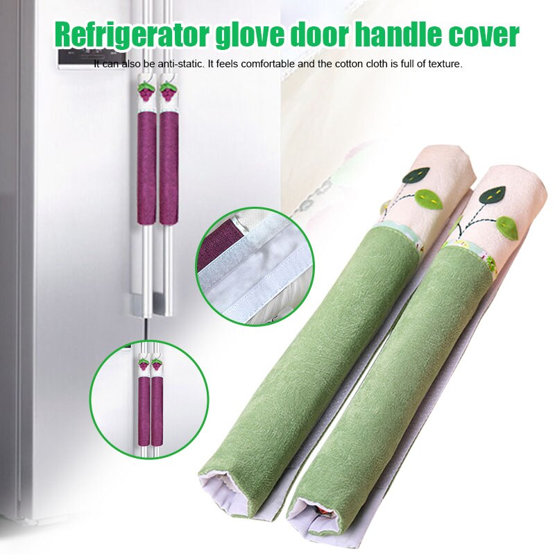 Refrigerator Door Handle Protective Covers Keep Kitchen Appliance Clean from Smudges Fingertips Drips Perfect for Dishwashers
