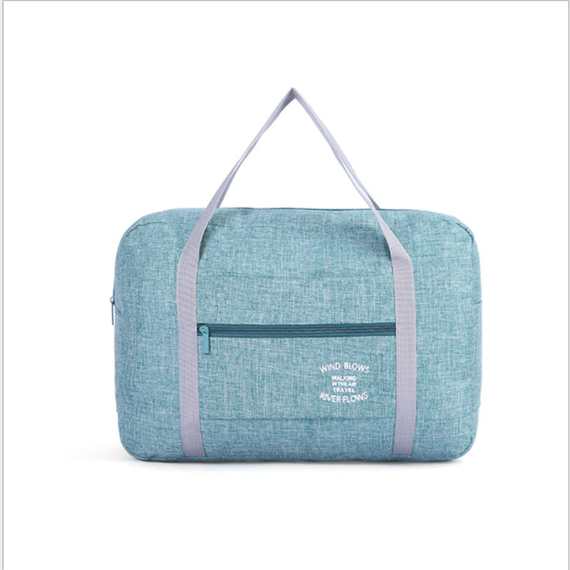 Bagage duffel tassen handbagage vrijetijdstas capaciteit reistas handbagage kleding tas opvouwbare handbagage tas: Donkergroen