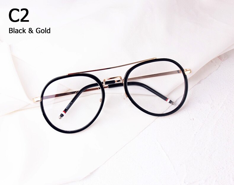 JackJad de las mujeres de los hombres de Vintage de Aviador gafas de gafas de marco de la radiación UV protección gafas de Marco