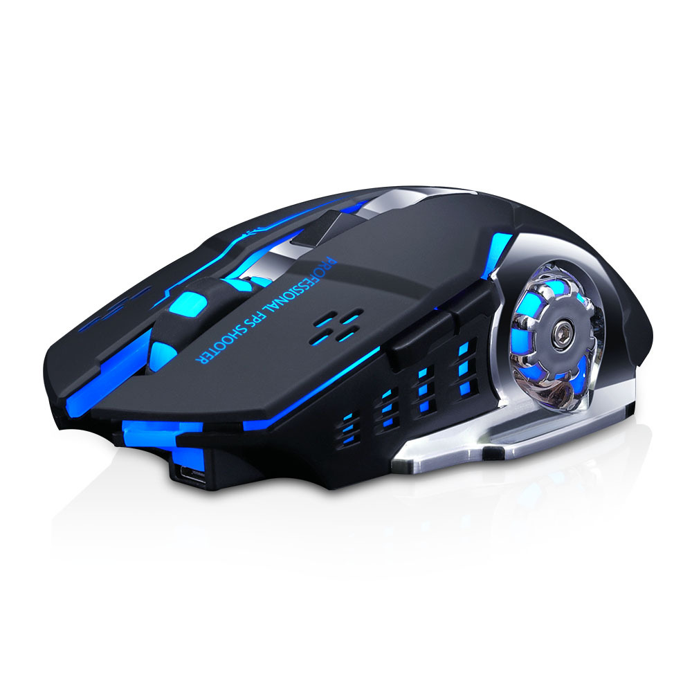 Nowy 2.4Ghz Wirelss przenośny wyciszony Bluetooth podwójny tryb mysz świecąca gra Laptop telefon PC Pad telefon uniwersalny Raton inalambrico myszy