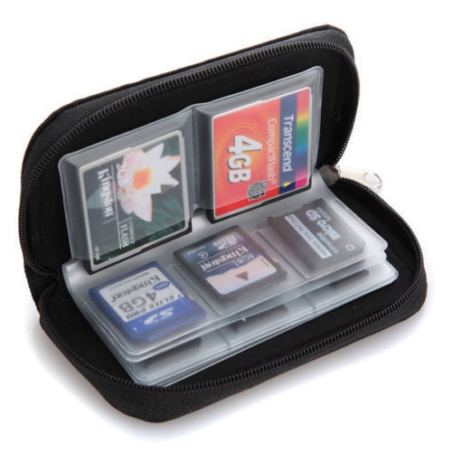 SD SDHC MMC CF Micro SD Geheugenkaart Opslag Draagtas Case Wallet