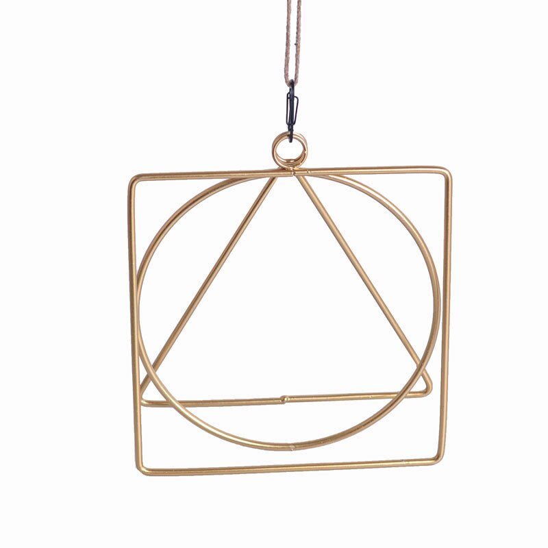 20cm jernreb guld metalring bærbar krans blomster bryllup brud blomster krans håndlavet catcher hoop baby shower indretning