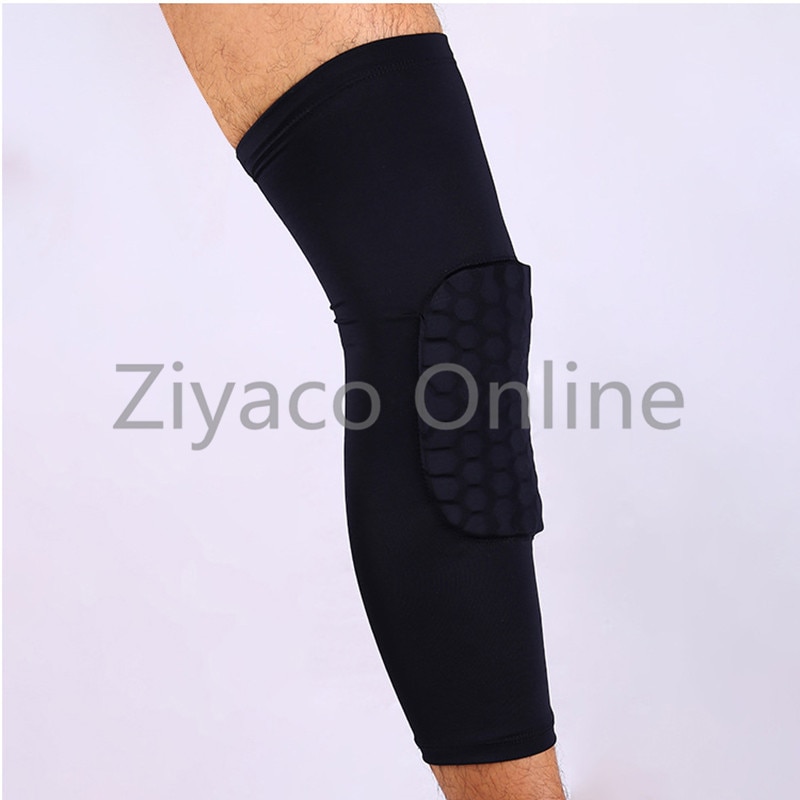 Rodillera deportiva para baloncesto, rodillera de soporte para piernas, con cinta protectora,