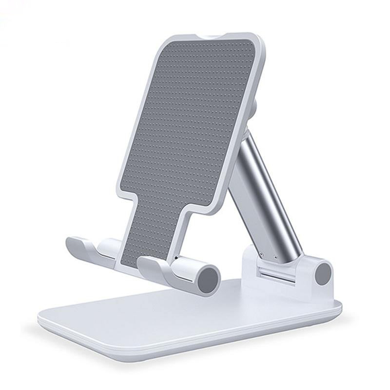 Metal Mobile Phone Holder Tablet Support Foldable Universal Desktop Stand For Xiaomi iPhone iPad Huawei Lazy Adjustable Bracket: Orange