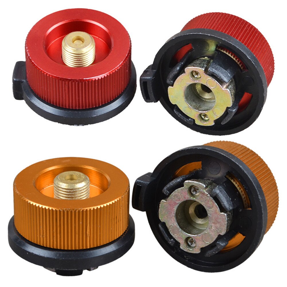 Udendørs camping komfur stik konvertering hoved tank gasflaske adapter patron tank adapter
