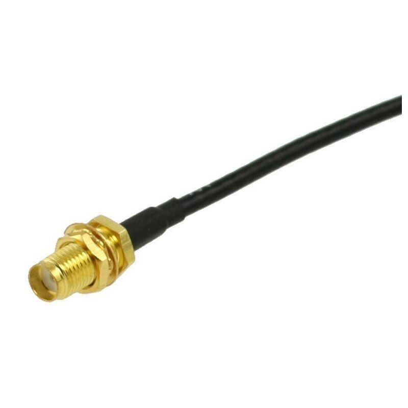 Adaptador de antena Coaxial hembra a macho de Cable SMA negro largo y adaptador USB RTL-SDR RTL2832U + R820T2 + 1Ppm TCXO