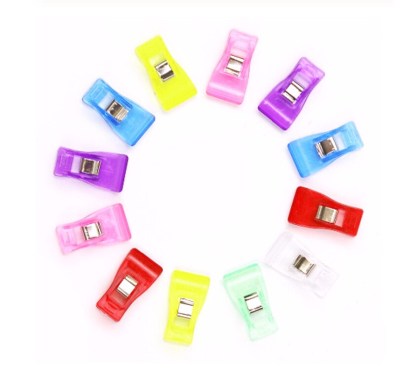 1/5/10 Pcs Naaien Clips Multicolor Plastic Clips Stof Klemmen Patchwork Craft Clips Kleding Clips Houder Quilten Clip