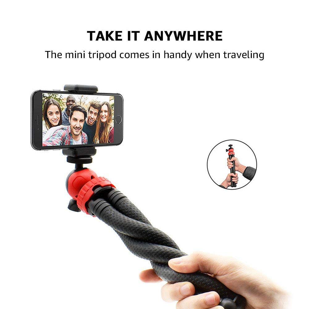 Trépied de bureau Portable Flexible en forme de pieuvre, support monopode pour téléphone Portable, bâton de Selfie pour iPhone DSLR, caméra Gopro