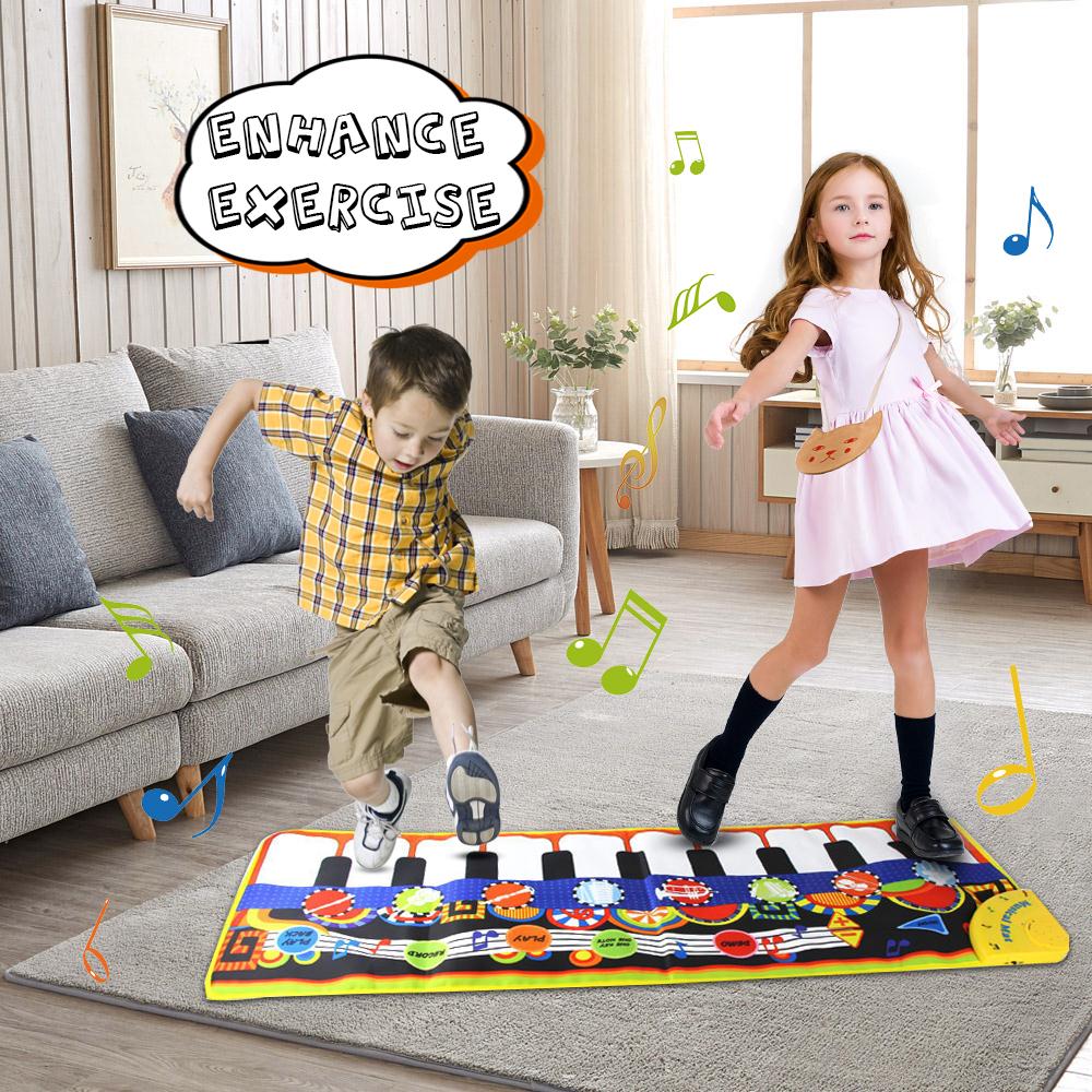 19 Piano Keyboard Piano Musical Play Matten Speelgoed Leren Deken Deken Muziekinstrument Mat Educatief Speelgoed Voor Kinderen