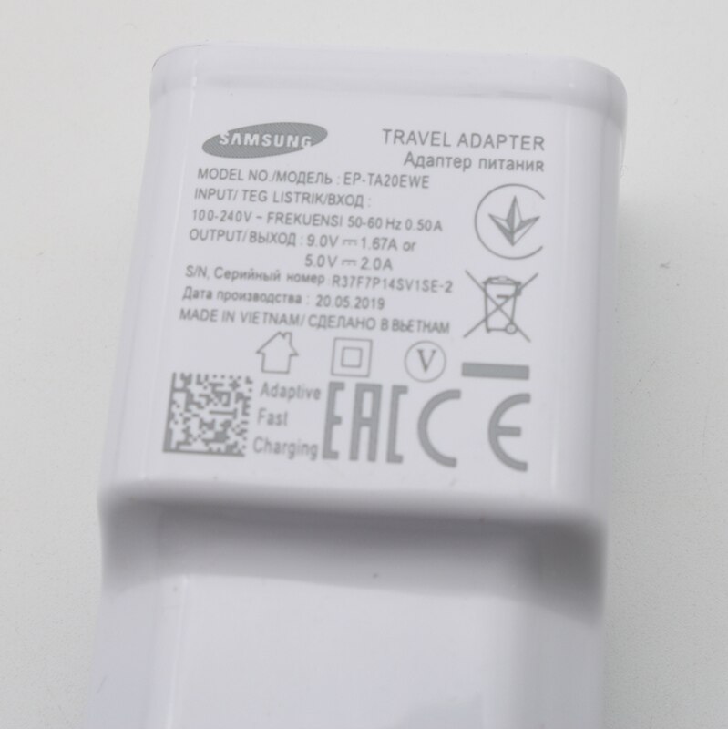 Samsung S8 S9 plus Original Fast Charger 15W 9V1.67A USB Type C Cable Travel Adapter EU/US Note8 S 9 S 8 C5 C7 C9pro