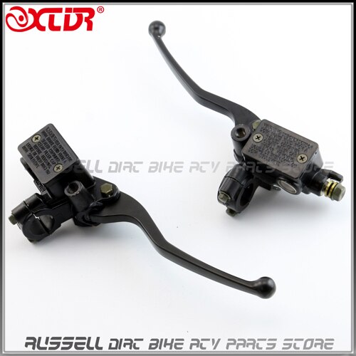 Maître-cylindre levier d'embrayage de frein | Pour YAMAHA, majesté Cruiser T2 T3 T5 T8 paire de moto M10: Black left right