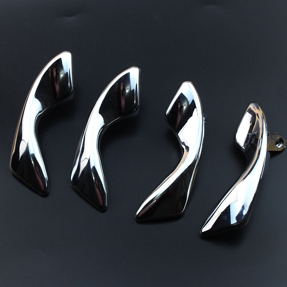 Larbll 4 Stks/partij Verchromen Voor Achter Links Rechts Inner Interieur Deurklink Clip Voor Jac J3 J3S Turijn ~ 6105230U8010