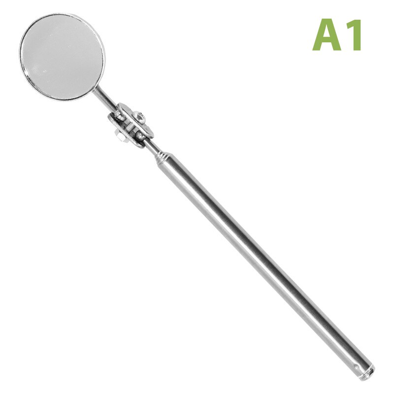 1PC Portable Car Telescopic Detection Lens Inspection Round Mirror Car Angle Tools: A1