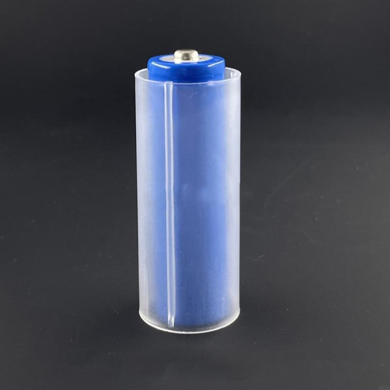 1PC/5PCS 18650 to 21700 Battery Adapter Sleeve for Flashlights, ABS Battery Converter Transparent and Insulating