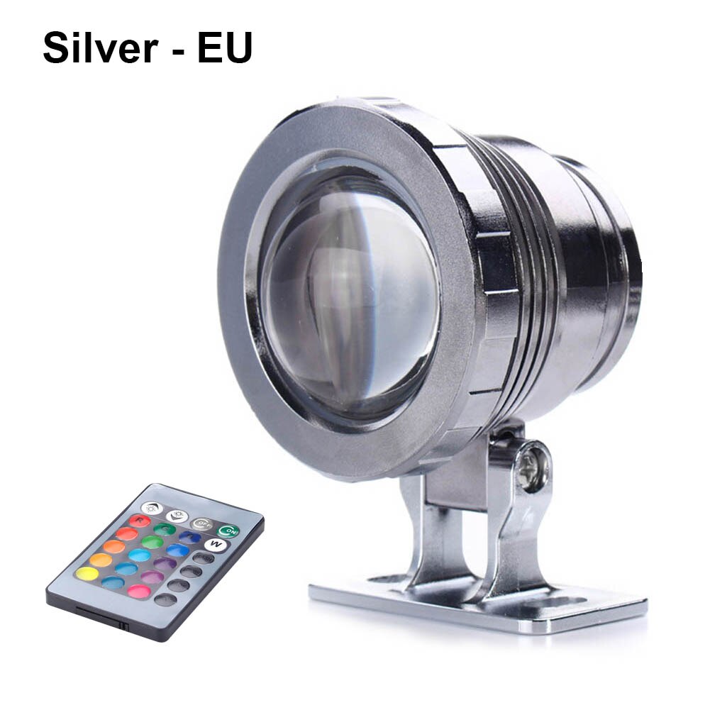 10W RGB LED luz subacuática IP68 impermeable estanque lámpara de acuario con controlador TSH Shop: 4