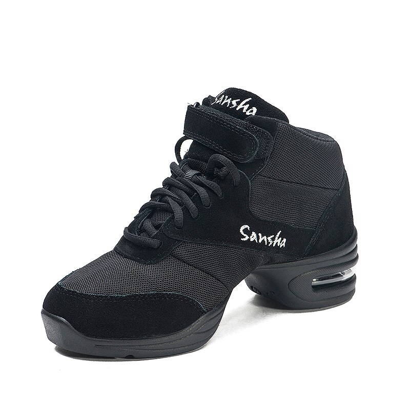 Sansha High-Vamp Mesh Upper Sneakers Comfortable Soft Outsole Dance Shoes H129M
