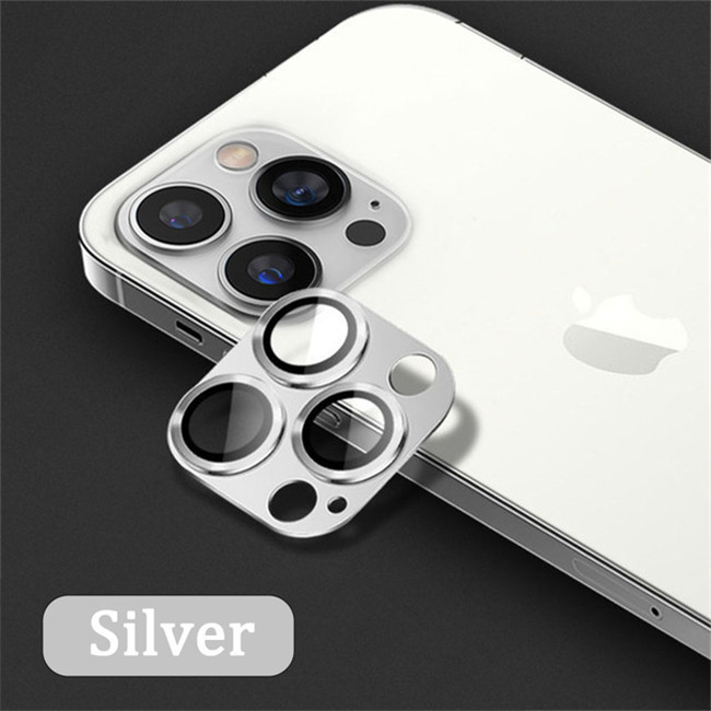 Metall Kamera Objektiv Glas Schutz für IPhone 14 13 15 Profi Max 12 Mini 14 Plus 14Profi 13Profi 15Profi i15 Glas Objektiv Abdeckung Zubehör: Silber / bündeln5
