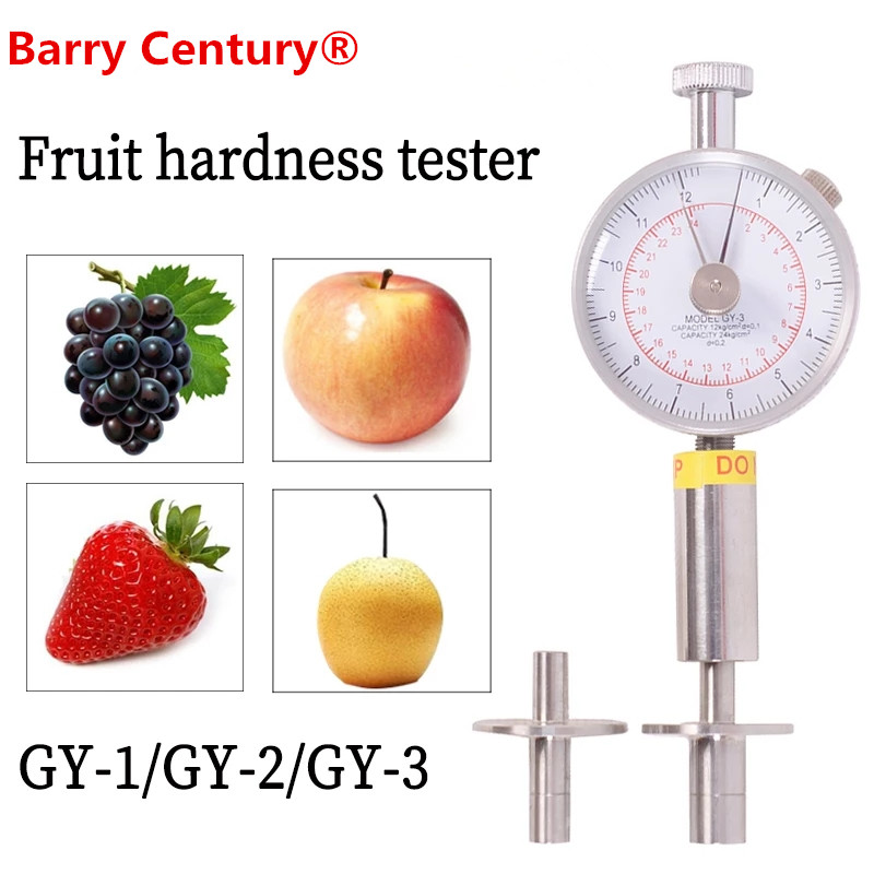 Draagbare Pointer Fruit Hardheid Tester Fruit Penetrometer Voor Appels Peren Druiven Sinaasappels GY-3 GY-2 GY-1 Fruit Sclerometer