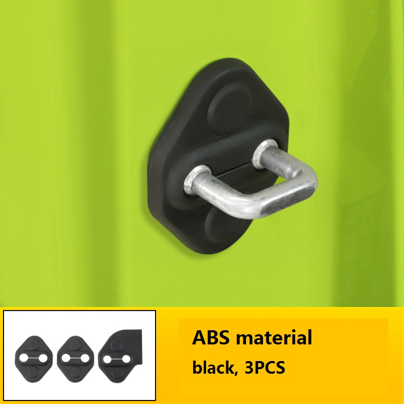 3Pcs Voor Suzuki Jimny Auto Deurslot Beschermende Decoratie Cover Trim Sticker Accessoires