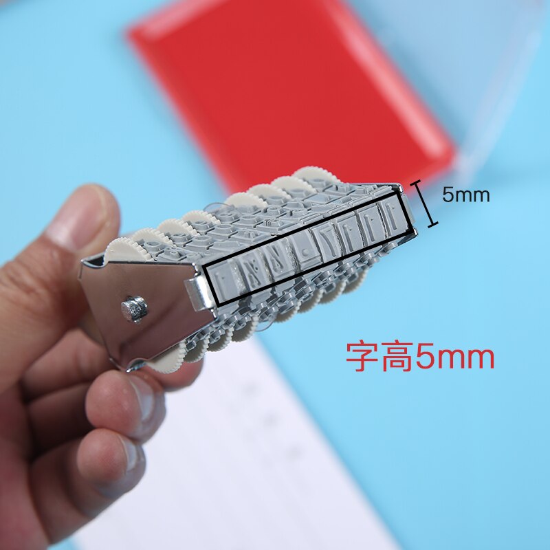 Delikatesseforretning 8- -cifret dato seglnummer segl justerbar produktionsdato planner frimærker bullet journal stempel dagbog stempel til journal