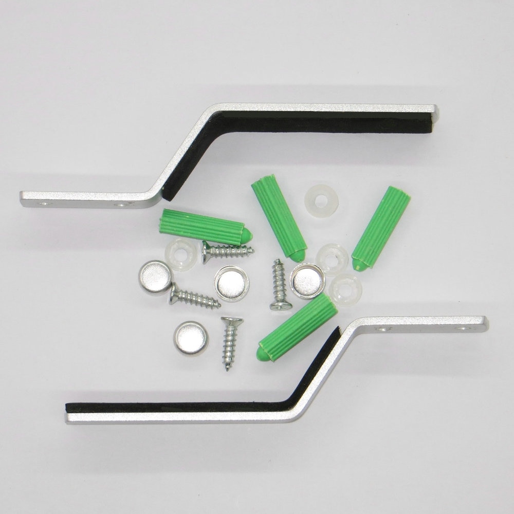 2Pk Snowboard Wandregal Wandmontage Wanddisplay Gestell -Aluminium, hochwertige Aufbewahrungshalter