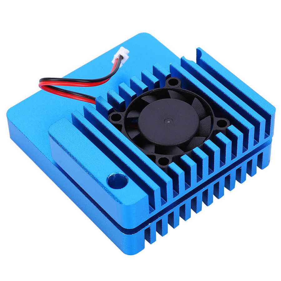 Aluminium Mini Router Shell Case Met Koelventilator Accessoire Voor Nanopi R2S