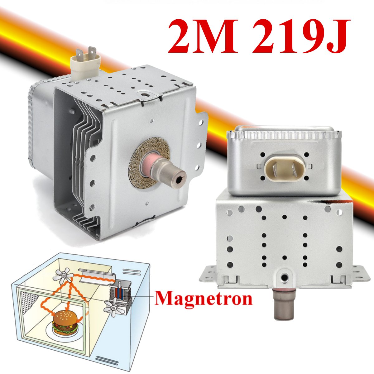 Goed werk voor Magnetron Magnetron voor Midea WITOL-2M 219J Magnetron Magnetron Onderdelen, Magnetron Magnetron