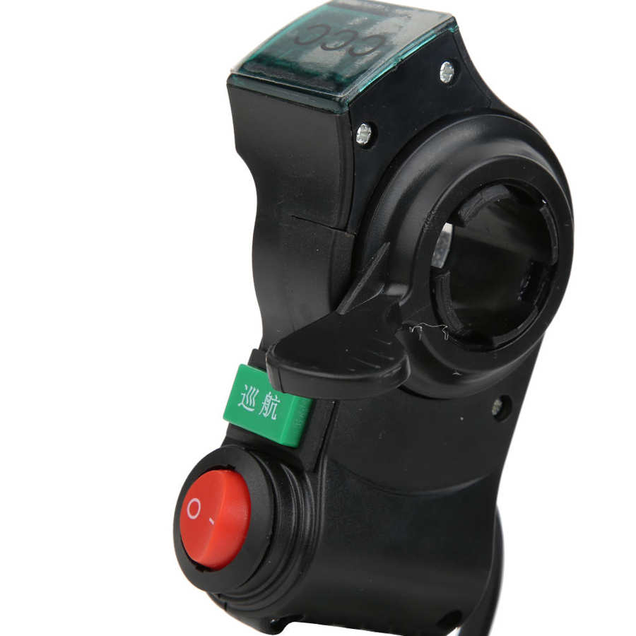 12V 24V 36V 48V 60V 72 V E-Fiets Thumb Throttle Handvat Bar Grip gas Twist Throttle Elektrische Fiets Gashendel