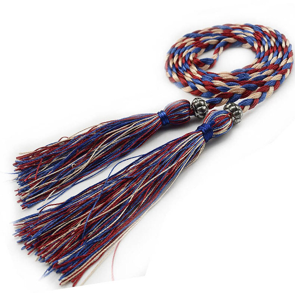 1Pcs Braided Tassles Waistband Waist Rope Ladies D... – Vicedeal