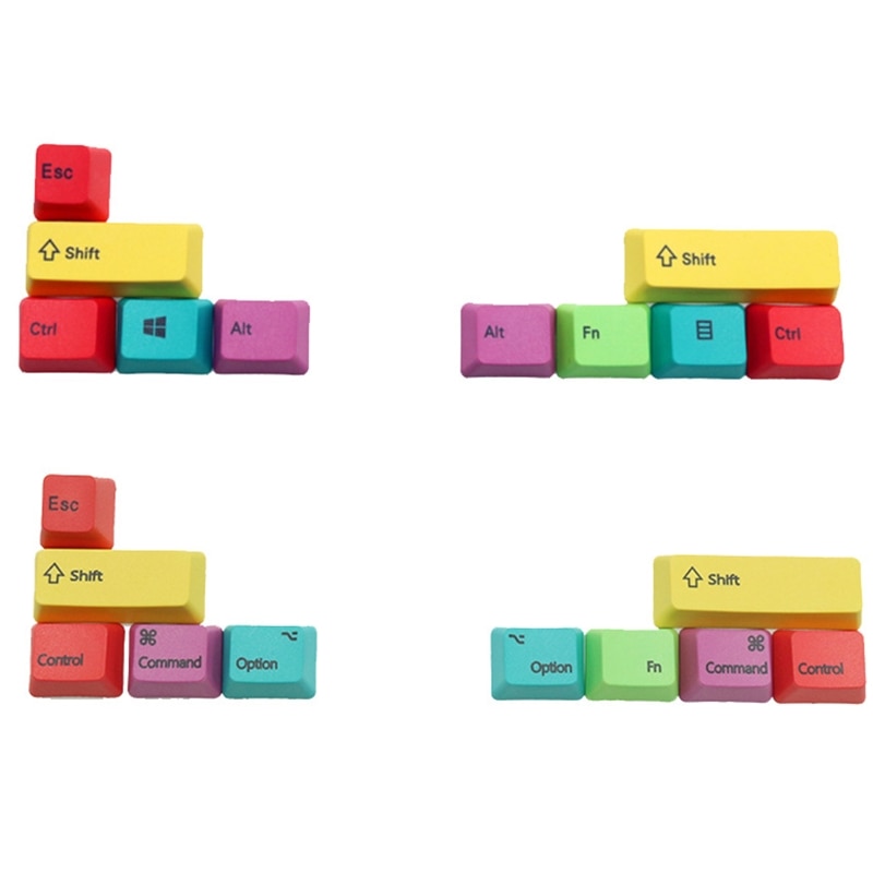 Mac/win mekaaniset näppäimistön näppäimet oem-profiili pbt cmyk modifiers 10 näppäin  n0hc