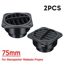 Kunststof verwarmingsleiding vervanging ventilatie-uitlaat accessoires 75mm auto verwarmingsleiding pijp slang