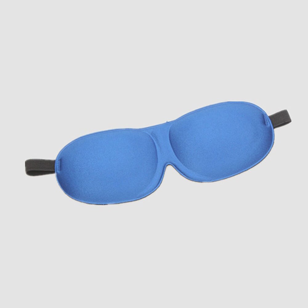Mascarilla para dormir venda visera con los ojos vendados para el cuidado de la salud, viajes, Ayuda de sueño relajado, accesorios: Azul