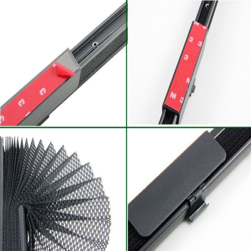 1Pcs Carro Cortina Retrátil Respirável Automóvel Auto Side Janela Blinds Sombrinha Capa Bege Cinza Preto