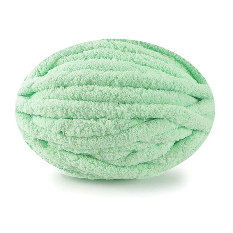 Fil de laine coloré T84E 27 m/rouleau épais pour fils à tricoter à la main, bricolage Crochet tissé à la main, fil d'écharpe de chapeau: Water green