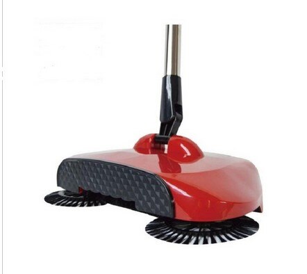 Sweeping Machine Push Type Hand Push Magic Broom: Red