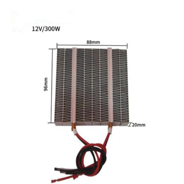 Plaque chauffante PTC, élément chauffant, Conduction thermique, 12V 150W / 12V 300W / 24V 250W / 24V 500W, 1 pièce: 12V 300W