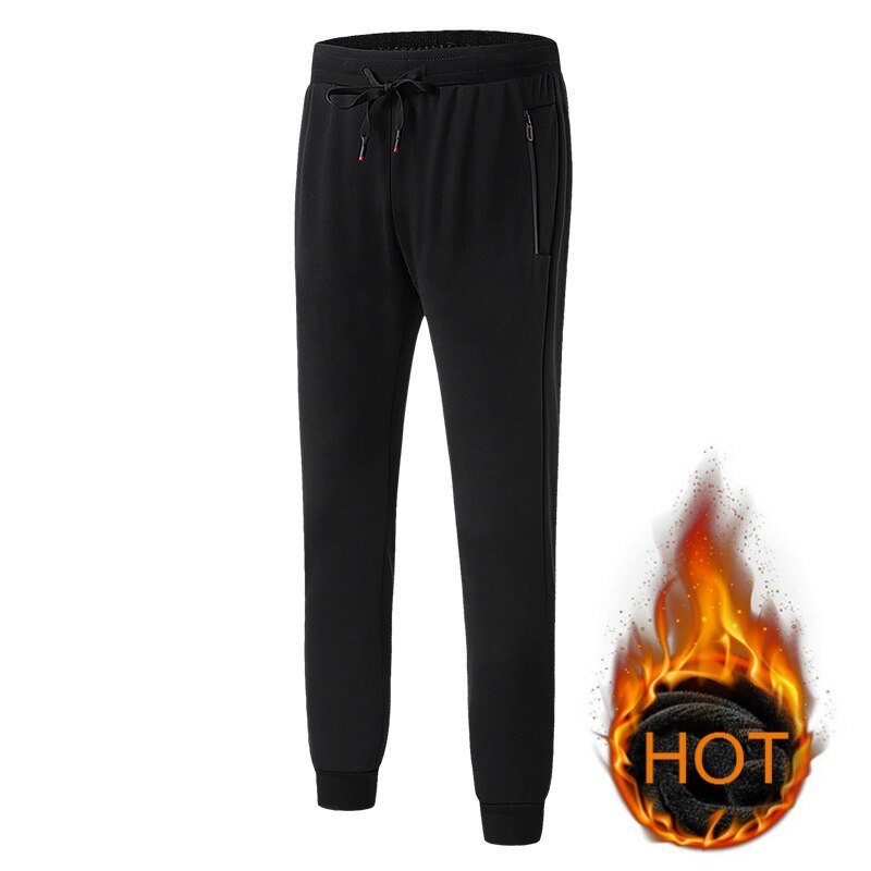 Big Size 6xl 7xl 8xl Men Sweatpants Joggers Solid Fleece Winter Warm Track Pants Male Thick Jogging Trousers Hip Hop Streetwear