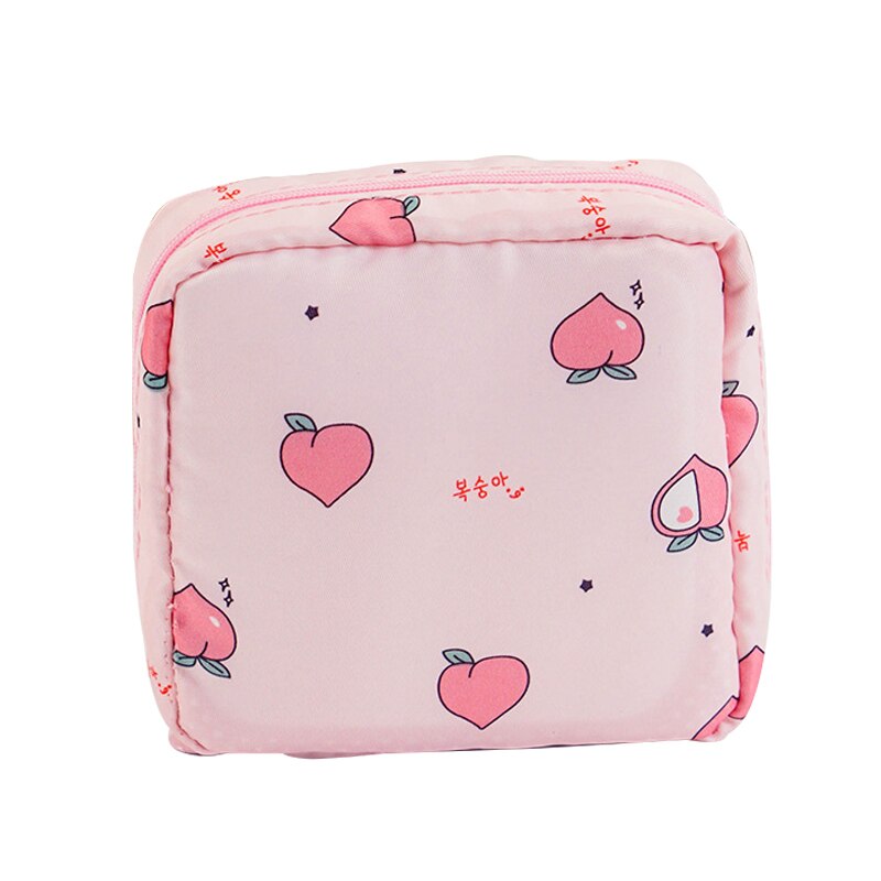 Opbergtas Organizer Hoofdtelefoon Case Sanitaire Credit Kaarthouder Meisje Maandverband Zak Servet Handdoek Portemonnee Cosmetica: 3